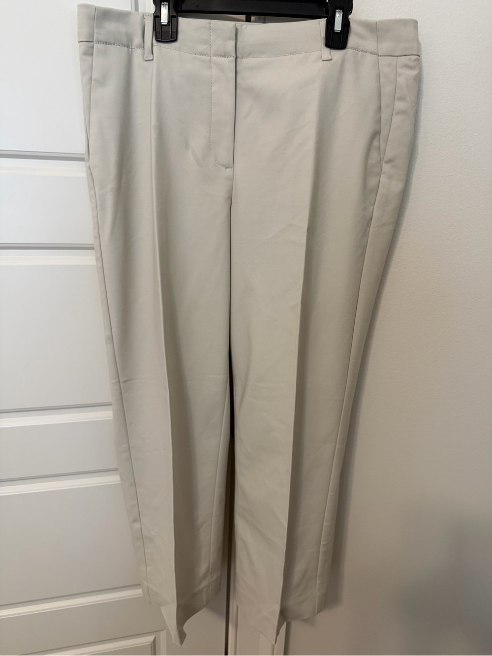 Talbots Women's Cropped Dress Pants in Light Beige